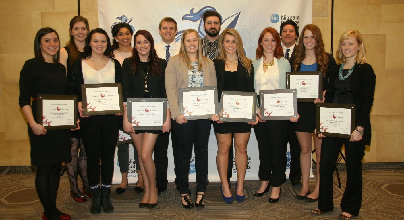 Niagara College National Scholar Award Recipients Honoured