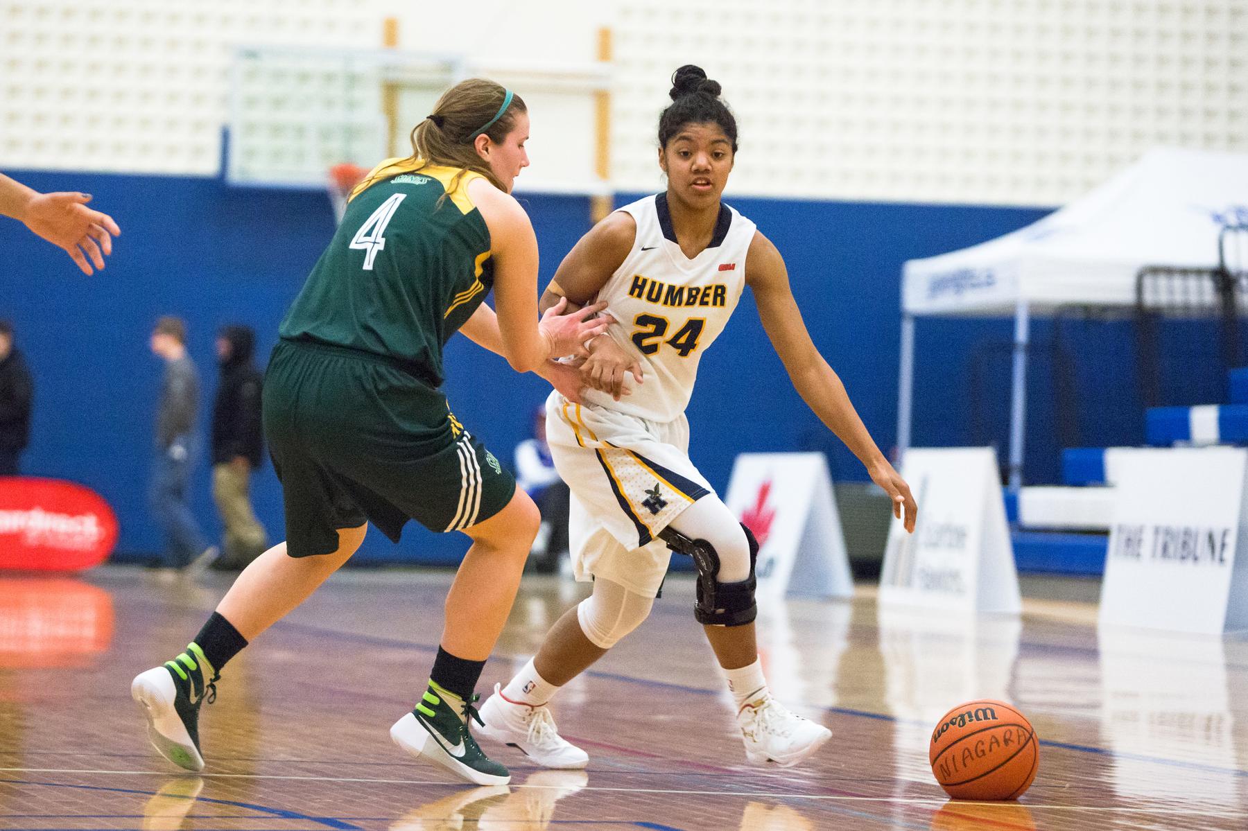 Hawks soar past Saints to open OCAA title defence bid