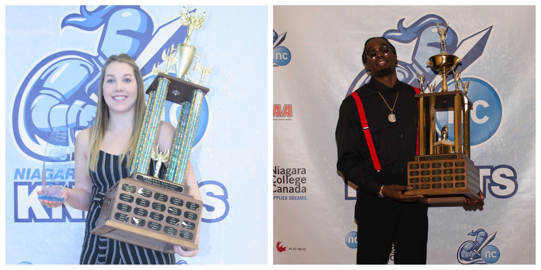 Hutchinson Jr., Atkinson take home top hardware at Niagara College&rsquo;s 50th Athletic Awards Banquet