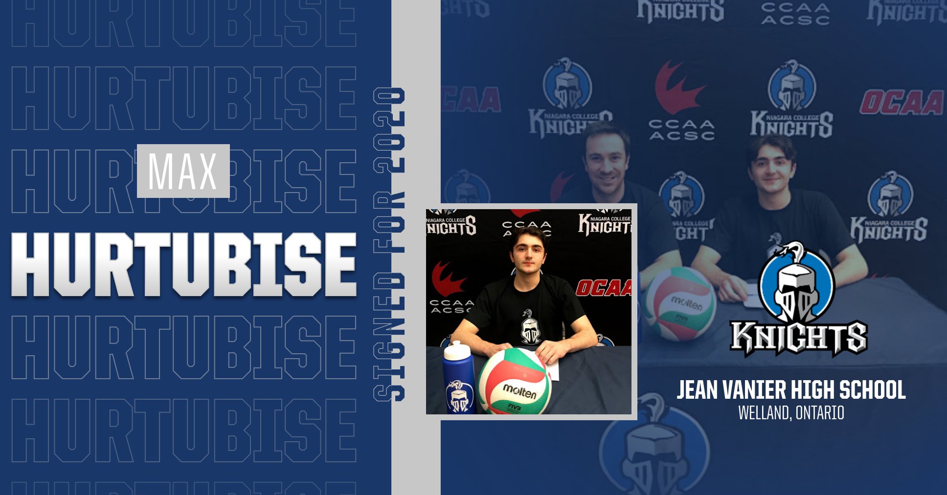 Knights Men's Volleyball Signs Local Product Max Hurtubise