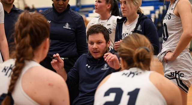 Knights Battle to 76-65 Loss to Undefeated Hawks
