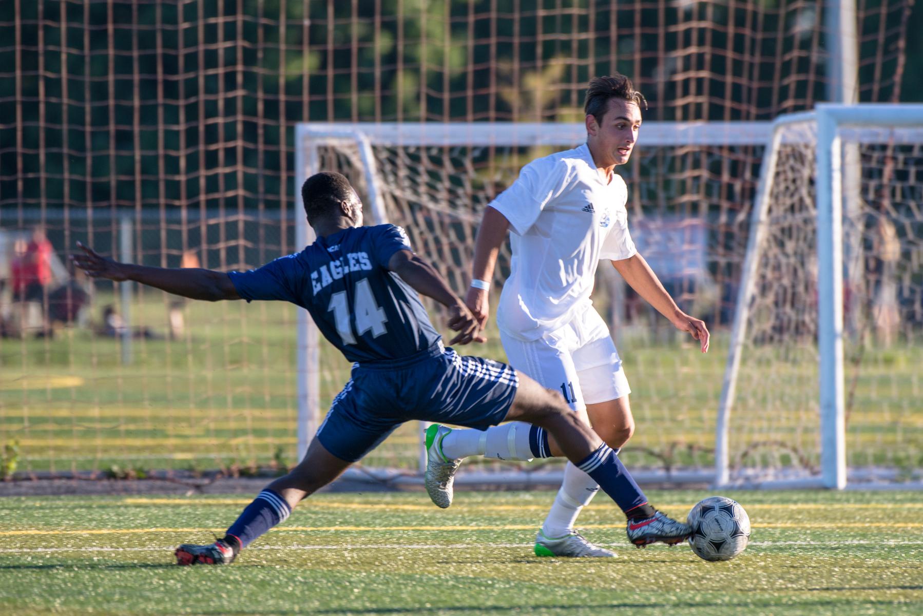 RECAP: Knights ground Eagles to earn first victory of season