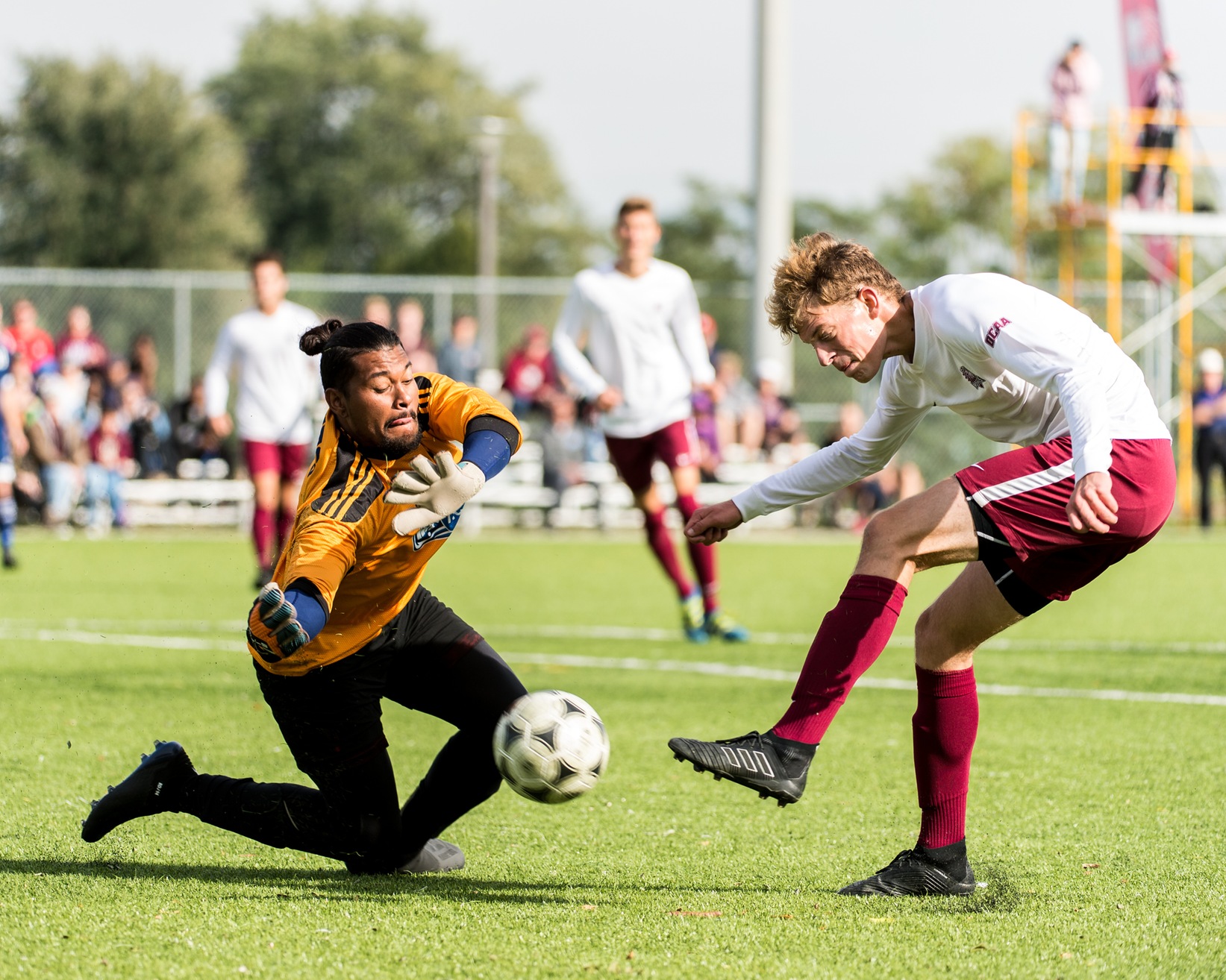 RECAP: Romario James leads Niagara to a point in draw with Redeemer