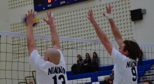 Knights Men's Volleyball Team Silence The Saints