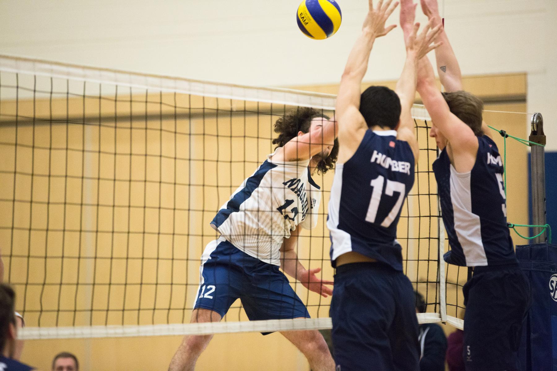 RECAP: Knights ground visiting Humber Hawks in three set victory