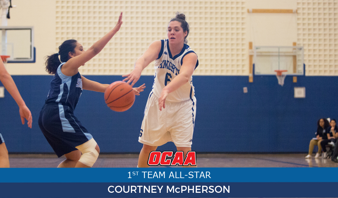 NEWS: McPherson earns OCAA first-team all-star nod