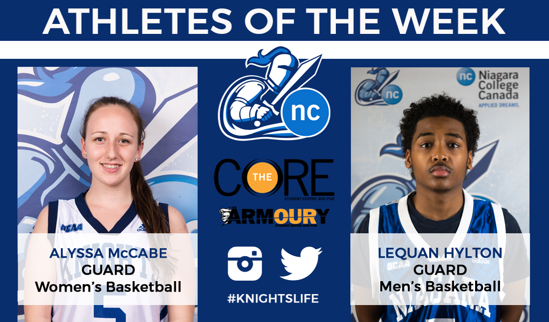 McCabe and Hylton named athletes of the week